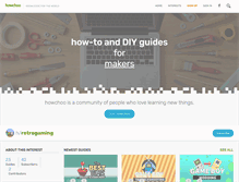 Tablet Screenshot of howchoo.com